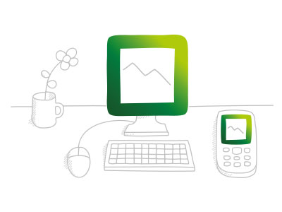 Met mijn dossier kun je zelf makkelijk energiezaken regelen Greenchoice computer en telefoon