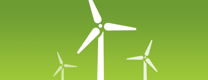 Groene energie van windmolens